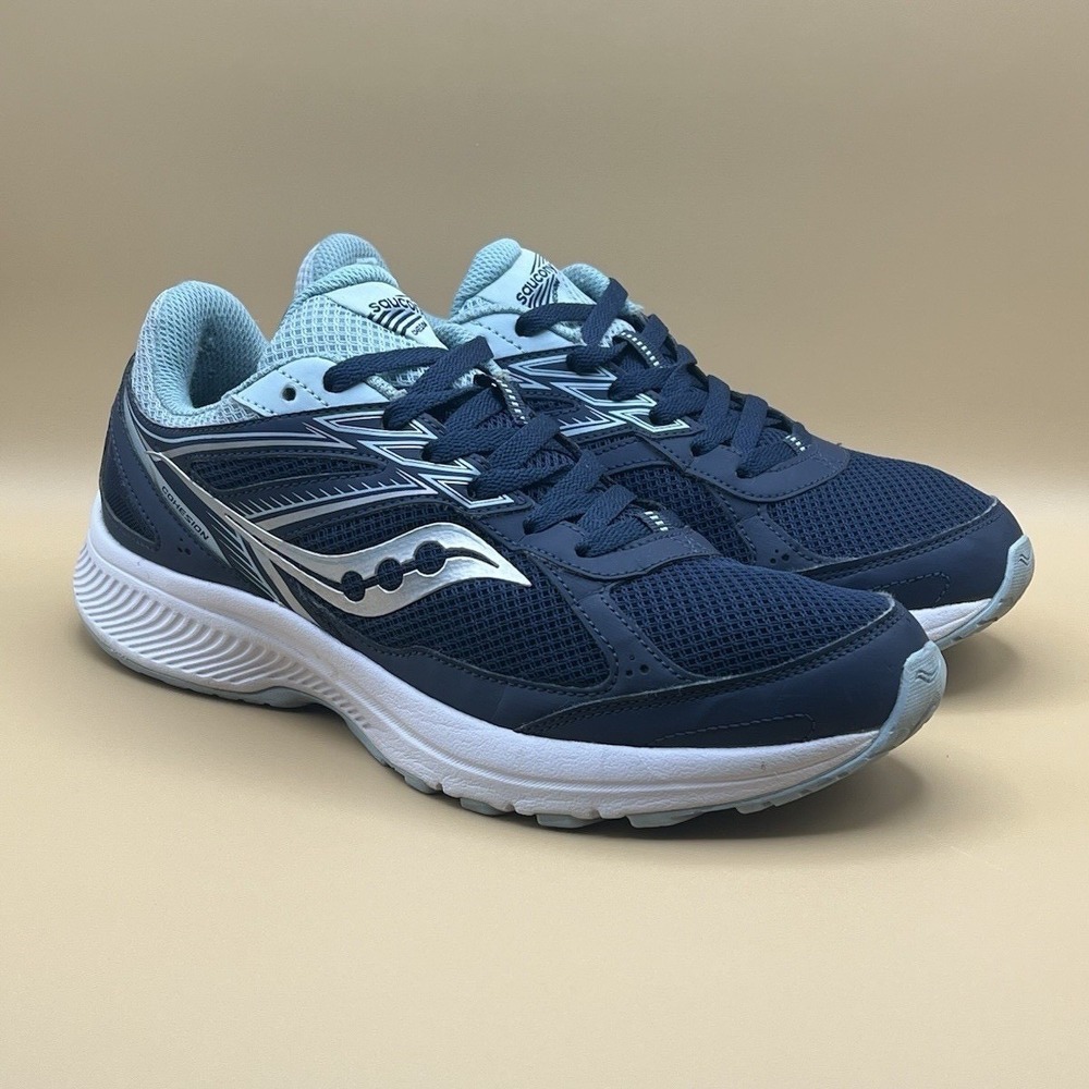 Saucony Cohesion 14 XT-600 Navy Blue Running‎ Shoes - Women's Size 9.5 USED